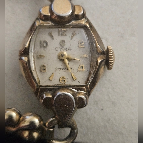 STUNNING VINTAGE CYMA WOMENS WATCH GOLD-TONE - Picture 5 of 5